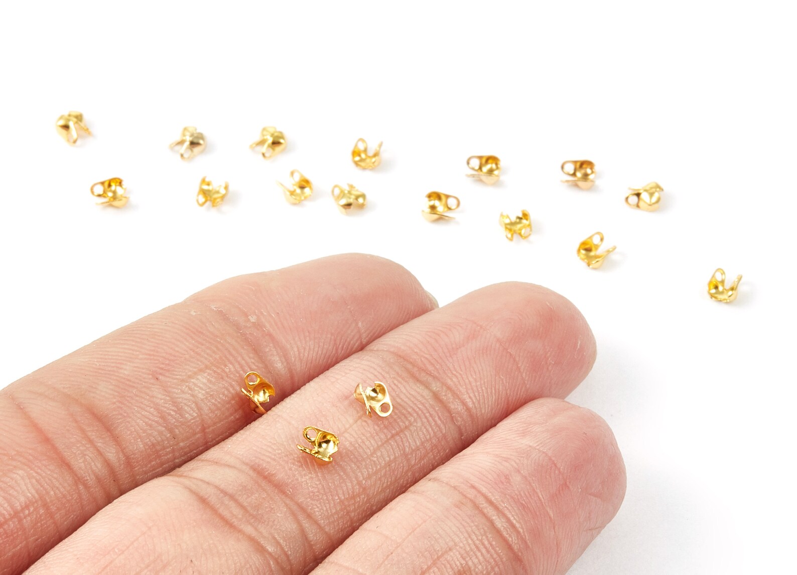 1.5 Ball Chain Clasp 1.5 Gold Tone Plated Brass Chain Clasp Etsy