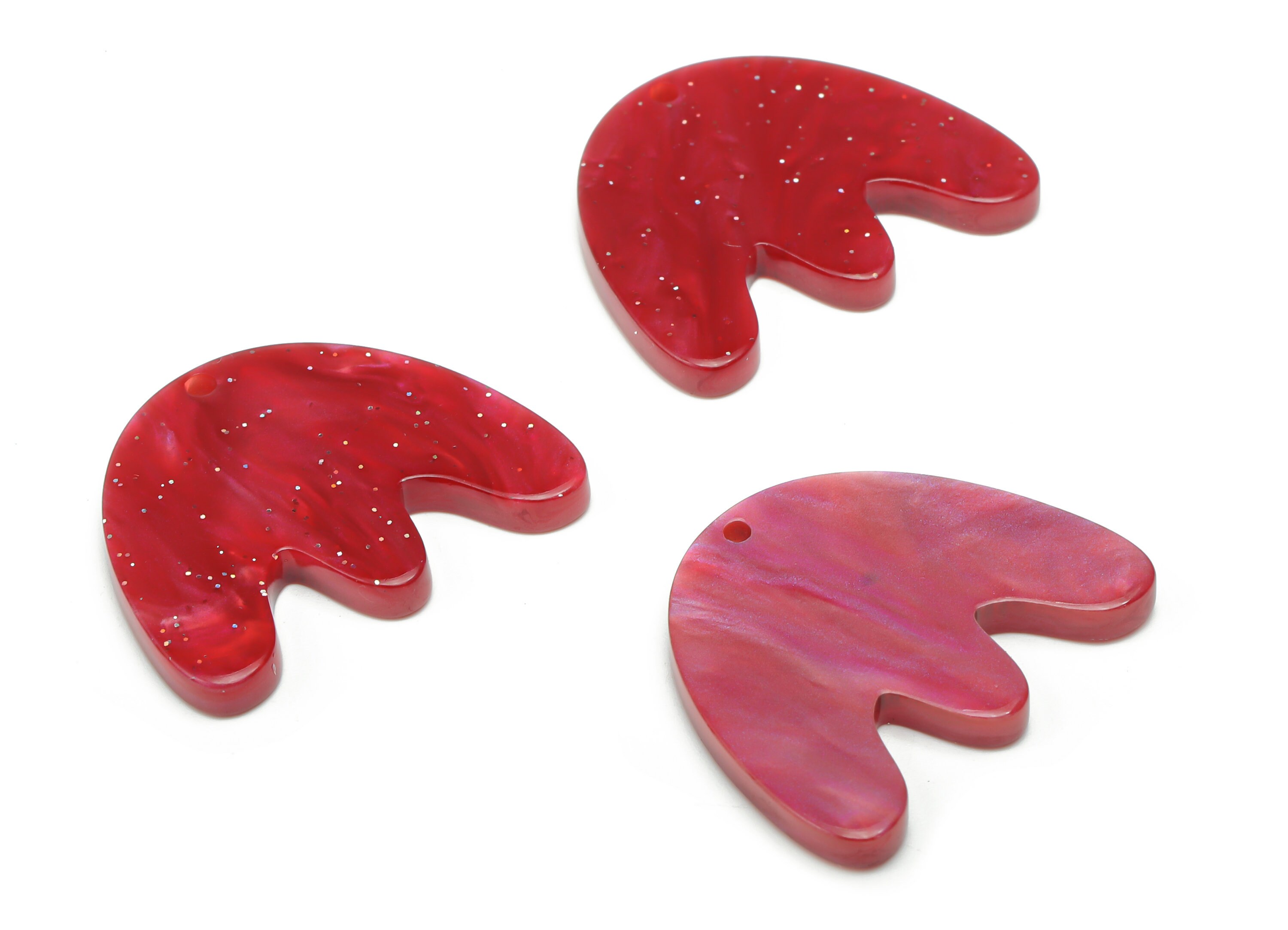 Acrylic Jellyfish E Earring Charms - Acrylic Geometry