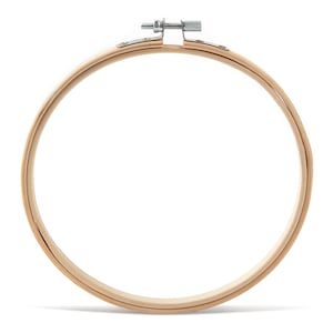 Bamboo Embroidery Hoops Cross Stitch Hoops Bamboo Embroidery Round Frame Embroidery Accessories 150x150x7.2mm HM1006 image 1