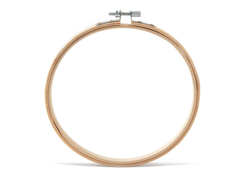 Bamboo Embroidery Hoops Cross Stitch Hoops Bamboo Embroidery Round Frame Embroidery Accessories 150x150x7.2mm HM1006 image 1