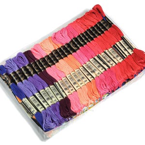 Embroidery Floss Set - 100 Skeins of 8 Meters Each - Embroidery Thread - Cross Stitch Floss - Embroidery Accessories - HM1009 image 4