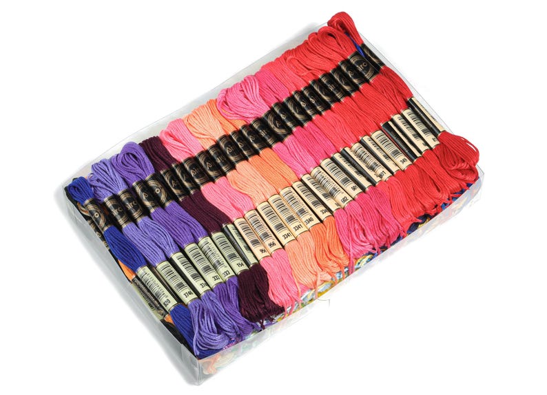 Embroidery Floss Set - 100 Skeins of 8 Meters Each - Embroidery Thread - Cross Stitch Floss - Embroidery Accessories - HM1009 image 4