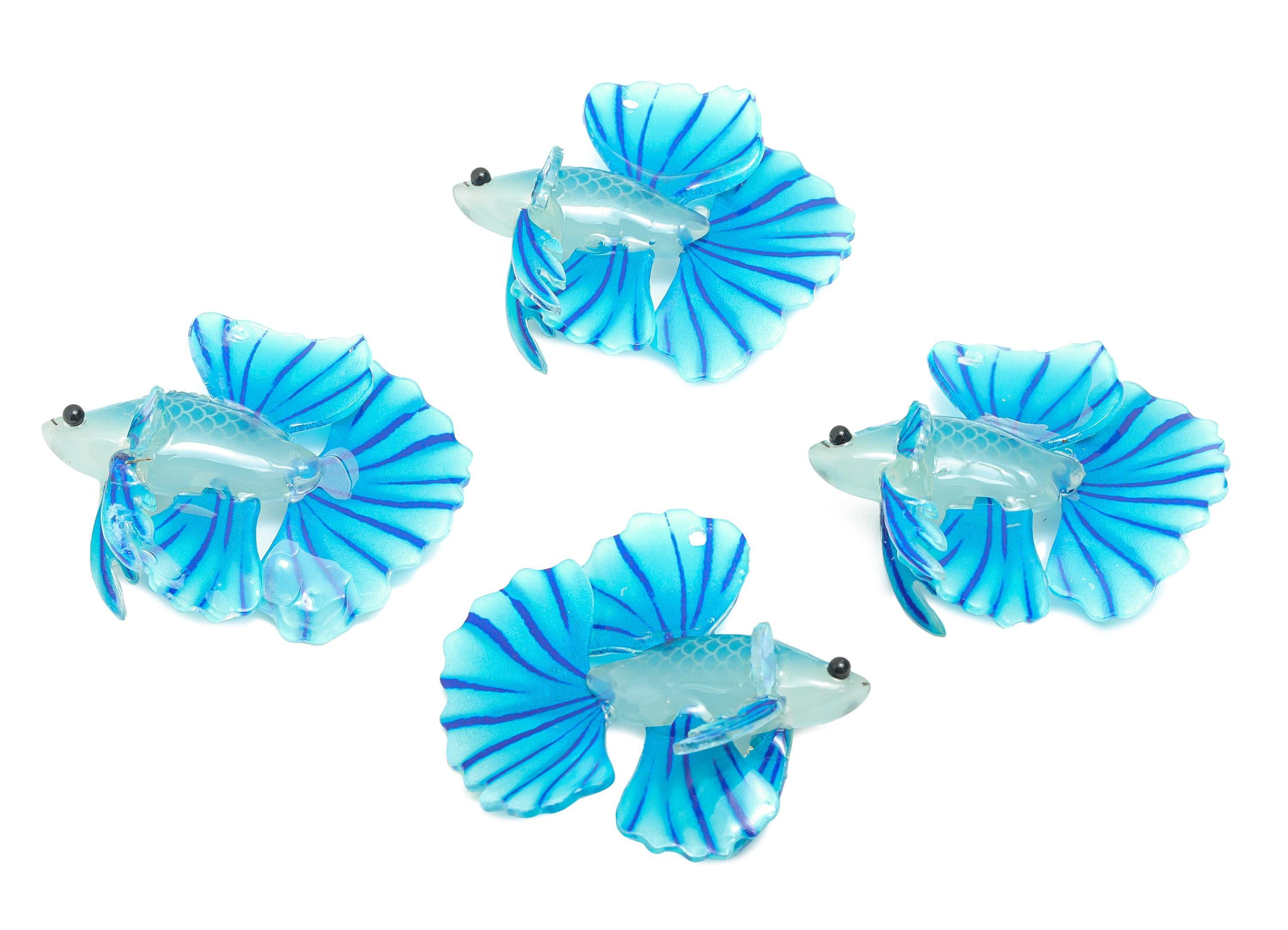 Sample Resin Fish Heat Shrink Resin Tropical Fish - Shrinkable Resin Fish Figurine ...