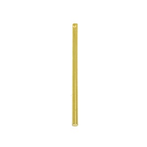 2.0*40mm Stick Earring Charm - Brass Minimalist  Solid Cylinder - Bar Necklace Charms - Crafting Charm - Precision Metal Rod - PP10892