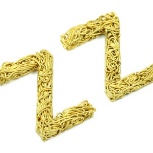 Brass Z letter Pendant - Raw Brass Hammered Wire Letter Z Alphabets Charms - Jewelry Supplies - 28x18.39x3.62mm - PP2944