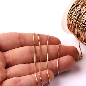 Flat Snake Chain - Raw Brass Chain - 0.04&quot; x 0.04&quot; - for Necklace Bracelet Earing Jewellery Making - CC1024