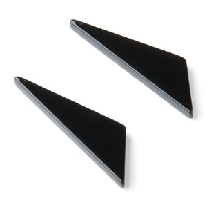 Acetate Acrylic Earring Charms - Triangle Shaped Acetate Acrylic Pendant - 1 Hole - Color Code:A66 - 40x11.44x2.68mm - AC1162E