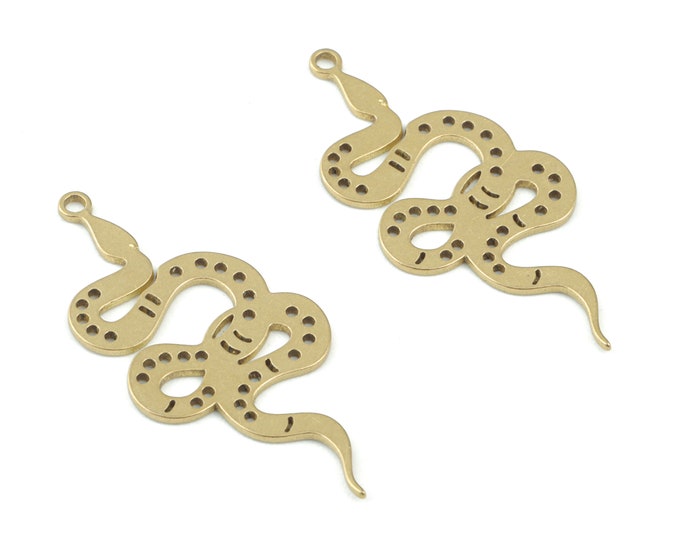 Brass Snake Chain Raw Brass Chain Round Snake Chain Etsy