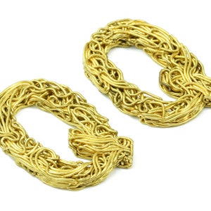 Brass Q letter Pendant - Raw Brass Hammered Wire Letter Q Alphabets Charms  - Jewelry Supplies - 26.2x18.88x3.59mm - PP2935