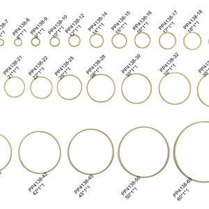 Brass Circle Connector - Raw Brass Round Charm - Closed Loop