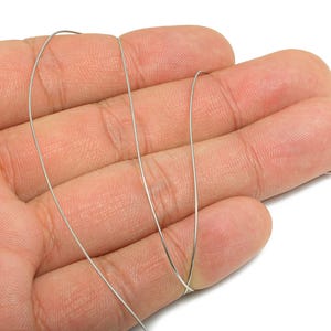 0.5mm/2m/Bag Steel Wire - Silver Color Wire for Jewelry Making - Beading Wire for Handmade Jewelry - Metal Craft Wire for Jewelry - SS2209-5