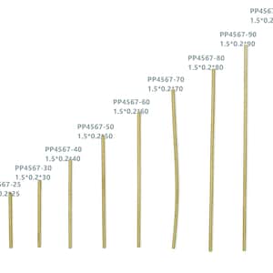 Okrągłe mosiężne rury Himmeli - surowe mosiężne rury Himmeli DIY - rury okrągłe - do roślin powietrznych - 1,5x0,2 WSZYSTKIE ROZMIARY 20 25 30 ... 80 90 100 mm - PP4567