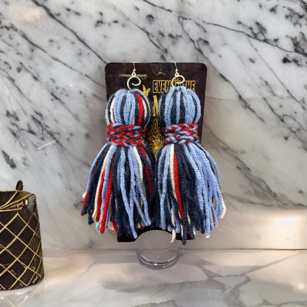 TITANS GIRL Tassel Earrings