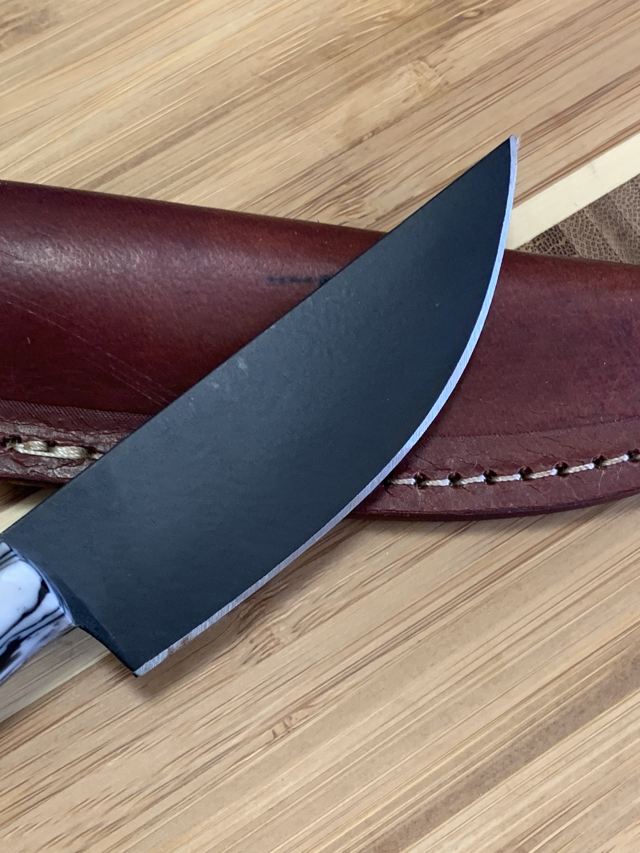 Custom handmade stainless steel etching pattern knife Etsy