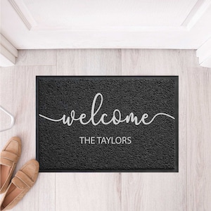 Personalised Doormat-Welcome Door Mat-Custom Door Mat,Customised Doormat-Personalised Gift-Custom Gift-Housewarming Gift-Bride Gift