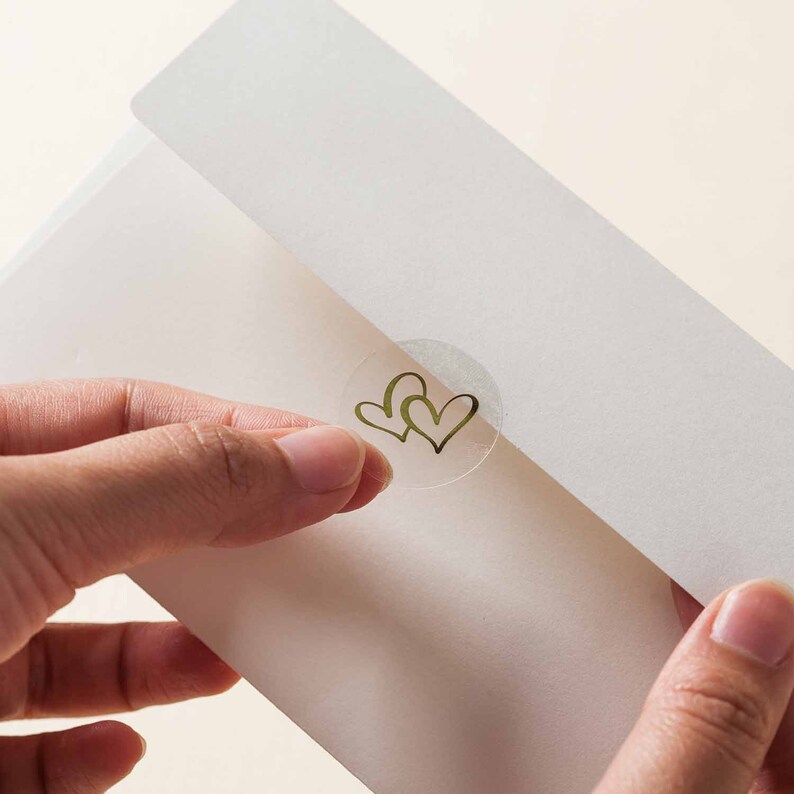 GOLD Foil Sticker Seals Round Stickers 1 In Envelope Seal Etsy Australia