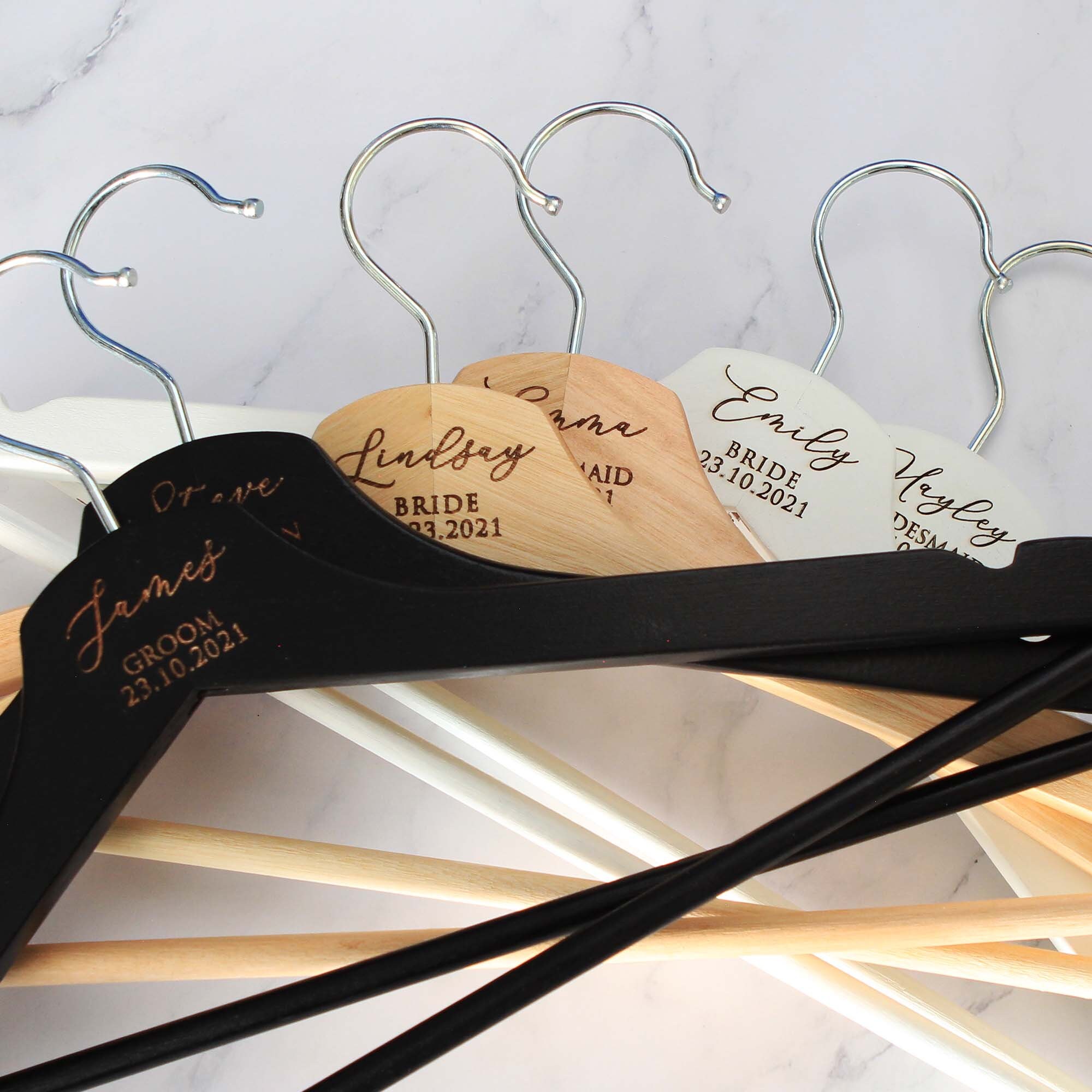 Personalised Coat Hanger Bridesmaid Hangers Bridal Dress Etsy