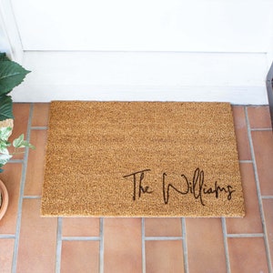 Personalised Doormat-Welcome Door Mat-Custom Door Mat, Customised Doormat-Personalised Gift-Custom Gift-Housewarming Gift-Bride Gift image 7