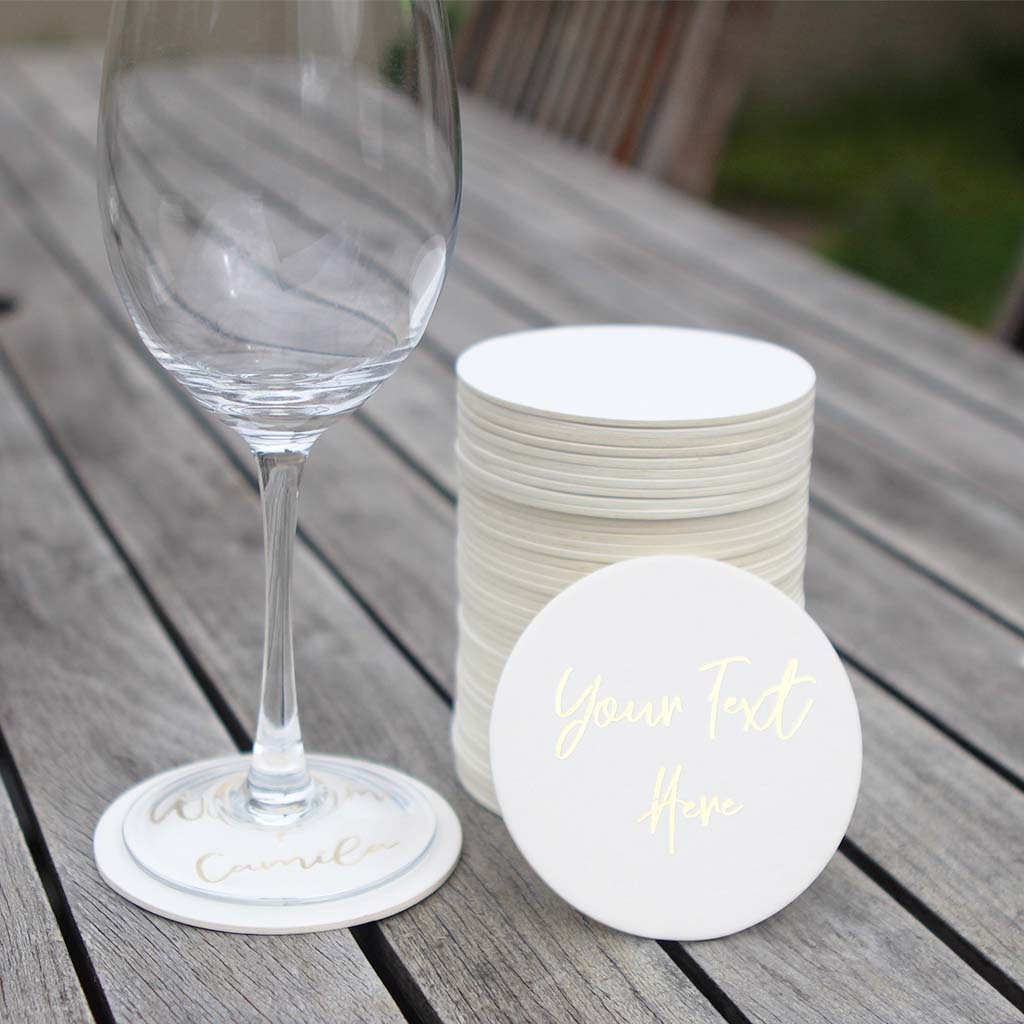 Plain Coasters Blank Water Absorbent Coasters Wedding Gift | Etsy