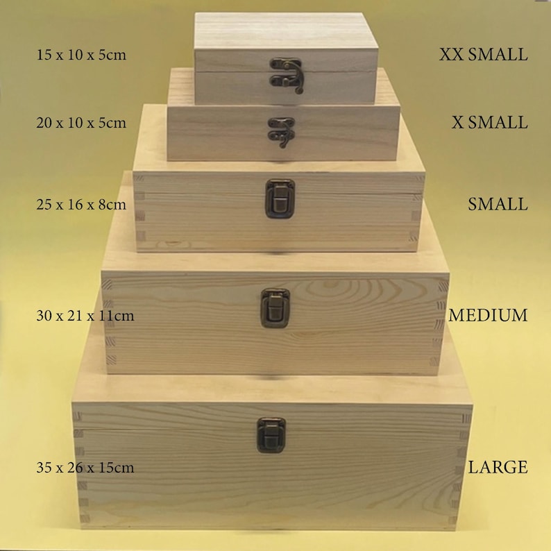 Personalized Wooden Baby Keepsake Box: Engraved Newborn Memory Box image 10
