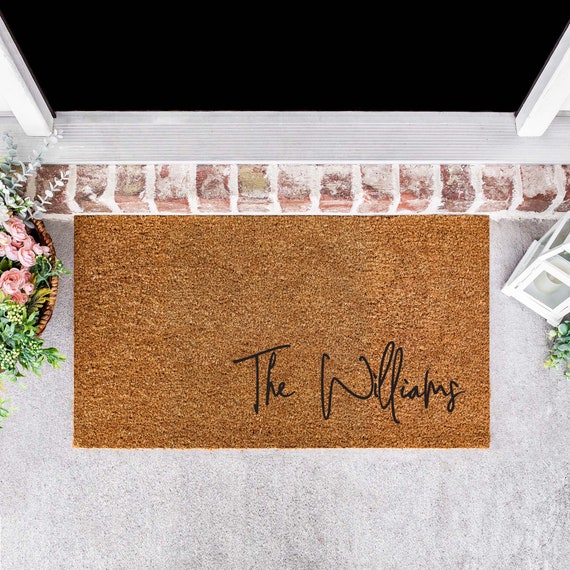 Personalised Doormat-Welcome Door Mat-Custom Door Mat, Customised Doormat-Personalised Gift-Custom Gift-Housewarming Gift-Bride Gift