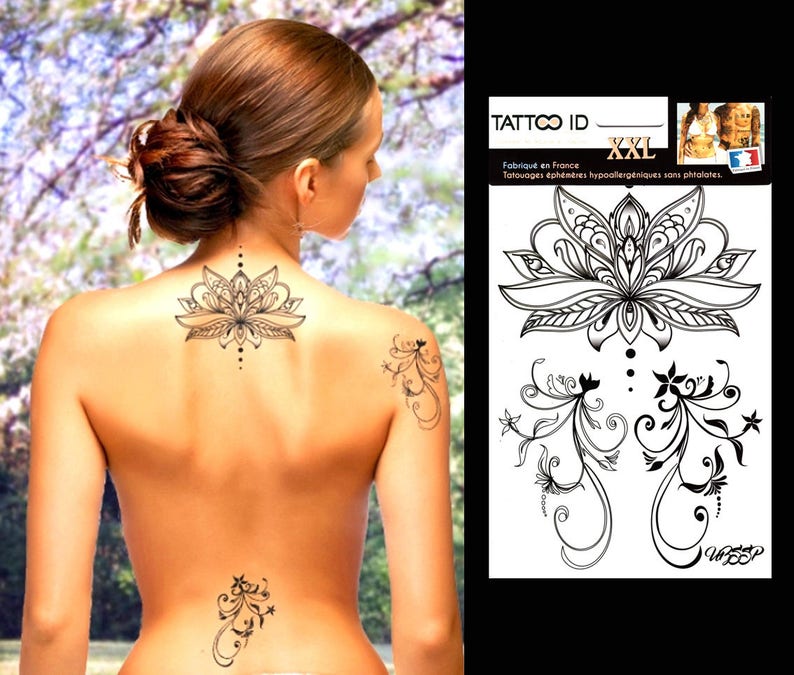 flower tattoo ephemeral