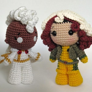PDF: Rogue and Storm (Pícara and Tormenta) Inspired - crochet pattern by Crochelandia