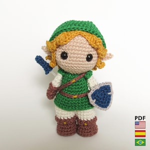 PDF: Link geïnspireerde amigurumipop - haakpatroon van Crochelandia