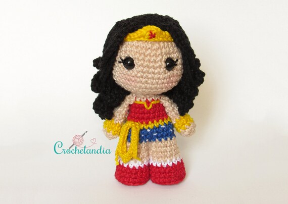 free wonder woman doll crochet patterns