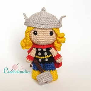 PDF: Toy Art Amigurumi Thor Classic Inspired crochet pattern by Crochelandia image 2