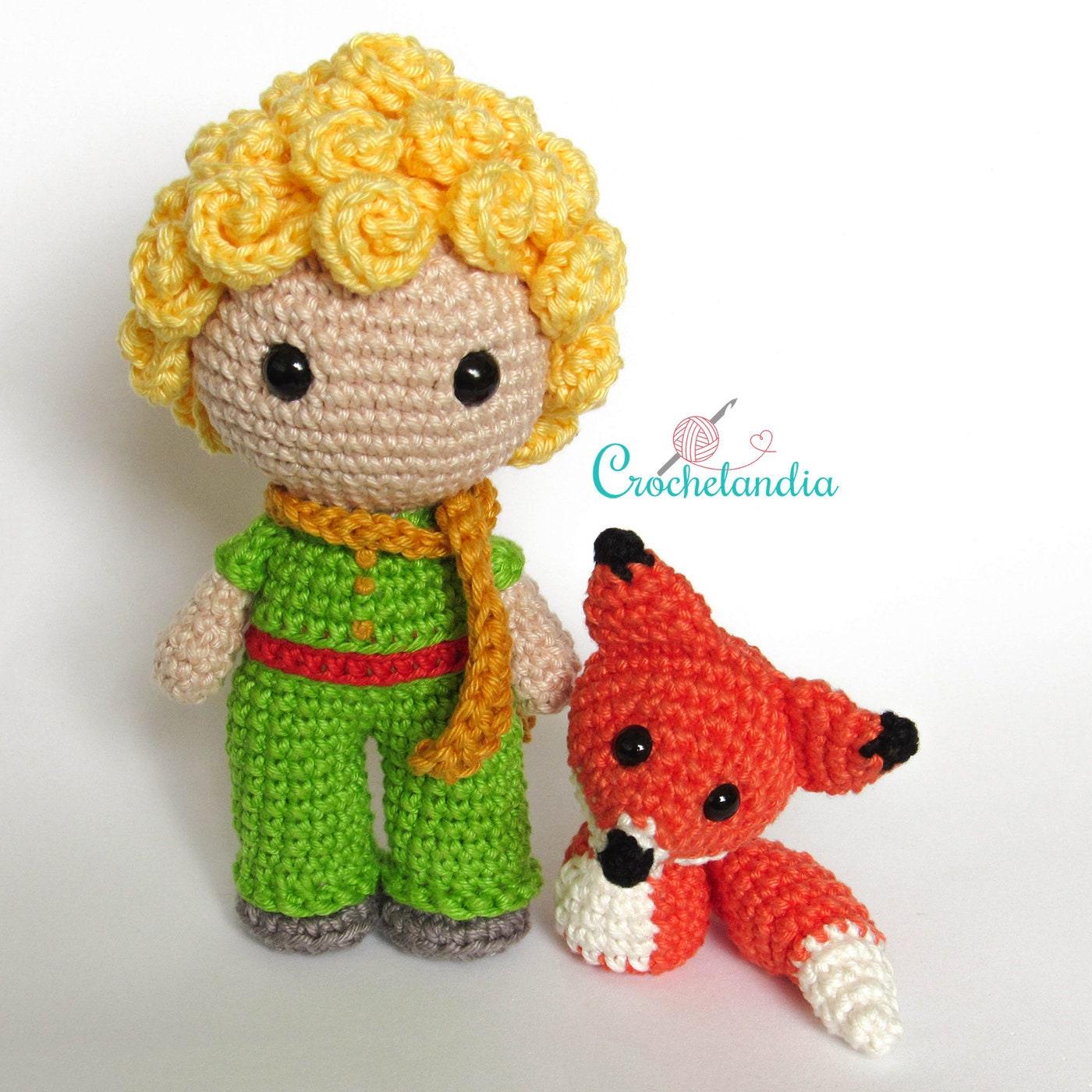 40 Fox Crochet Patterns: Fun & Easy Projects for Crafty Individuals 35 The Little Prince and The Fox amigurumi doll
