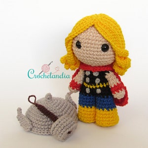 PDF: Toy Art Amigurumi Thor Classic Inspired crochet pattern by Crochelandia image 4