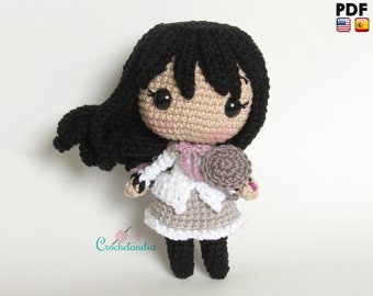 PDF: Homura inspired amigurumi doll - crochet pattern by Crochelandia