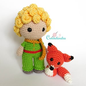 PDF: Il Piccolo Principe e la Volpe amigurumi - schema uncinetto di Crochelandia