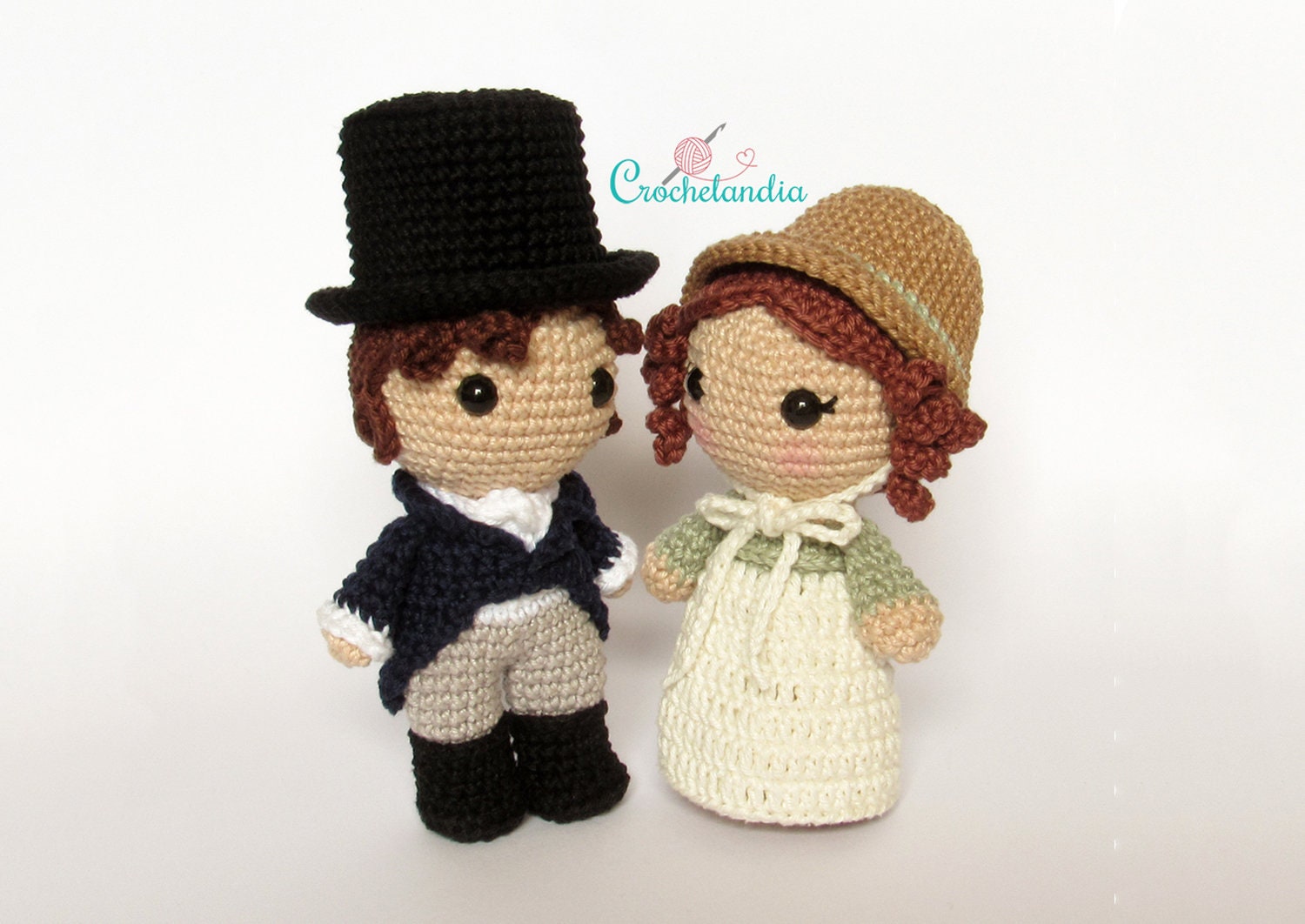 PDF: Toy Art Sr. Darcy y Elizabeth amigurumi - patrón de crochet de  Crochelandia - Etsy México, image size:1500x1062