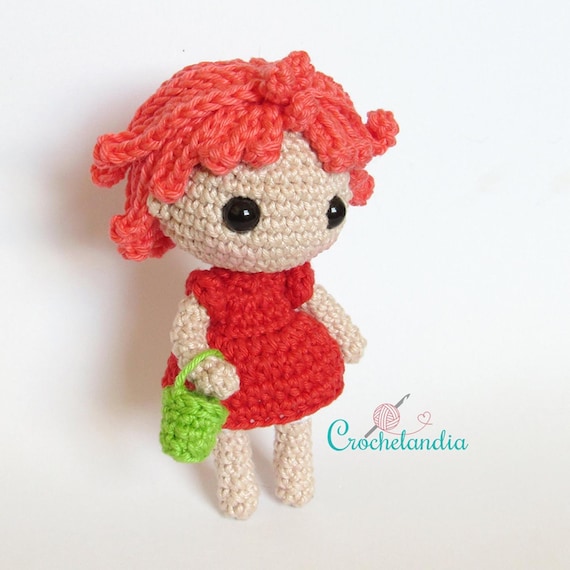 Ponyo & Sosuke Amigurumi Dolls - Crochet PDF Patterns by
