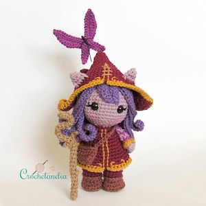 PDF: Toy Art Lulu and Pix inspired - crochet pattern by Crochelandia