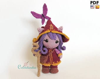 PDF: Toy Art Lulu and Pix inspired - crochet pattern by Crochelandia
