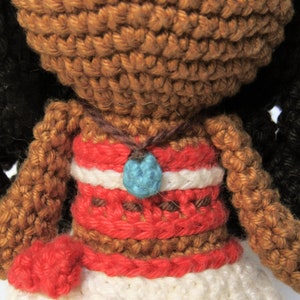 Moana and Pua amigurumi dolls - crochet PDF pattern by Crochelandia - English, Spanish and Brazilian Portuguese image 7