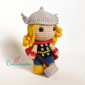 PDF: Toy Art Amigurumi Thor Classic Inspired crochet pattern by Crochelandia image 3