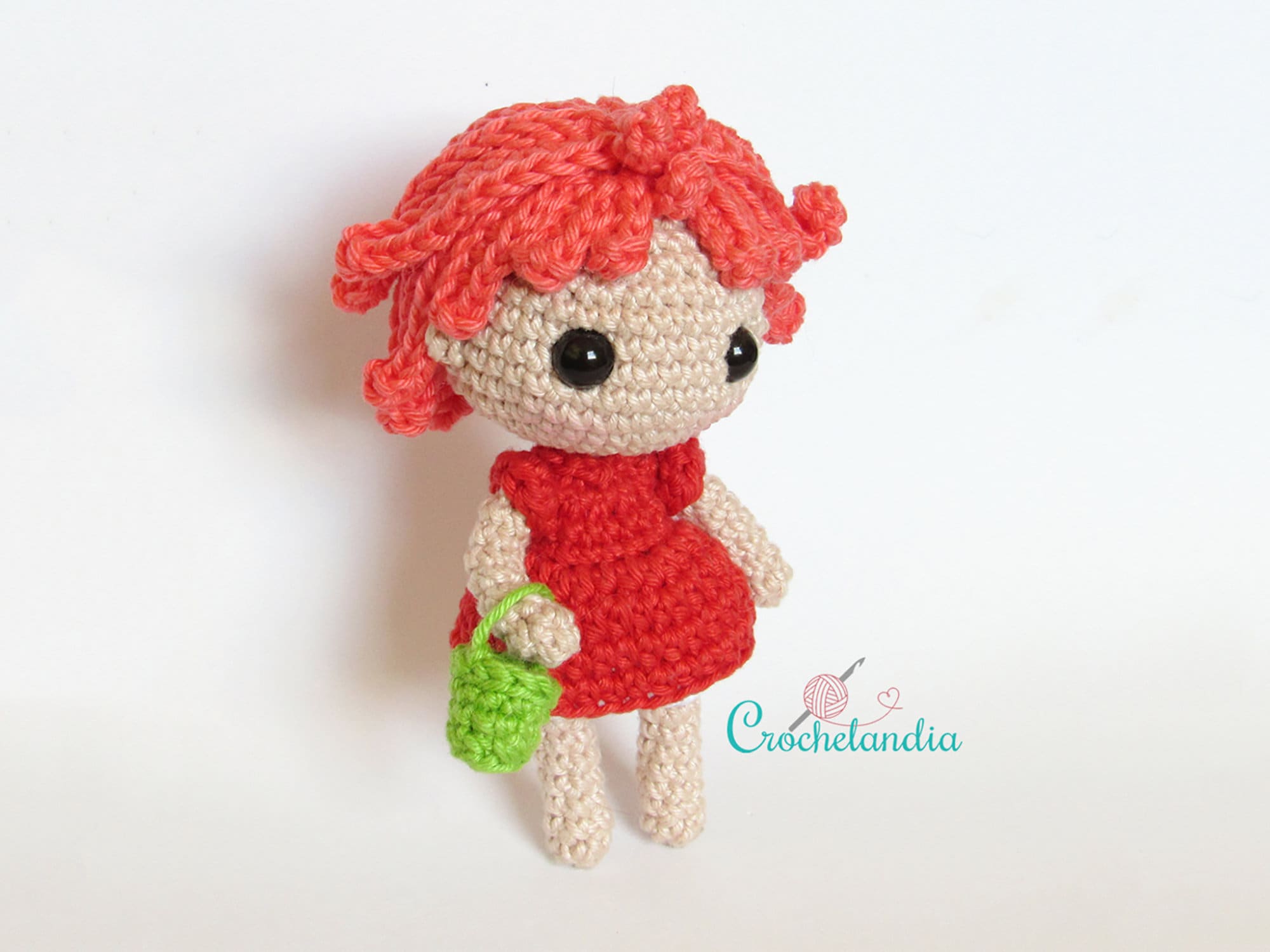 Ponyo & Sosuke amigurumi crochet pattern by Crochelandia Etsy