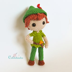 PDF: Toy Art Peter Pan inspired - crochet pattern by Crochelandia