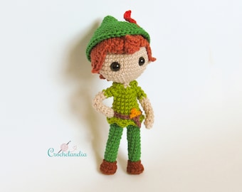 PDF: Toy Art Peter Pan inspired - crochet pattern by Crochelandia