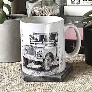Land Rover Defender Mug Print Gift