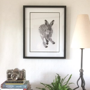 Hare Art Print Giclee Limited Edition image 4