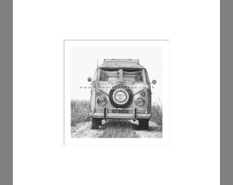 Campervan Art Print Giclee Limited Edition