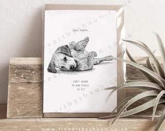 Dog Birthday Greeting Card