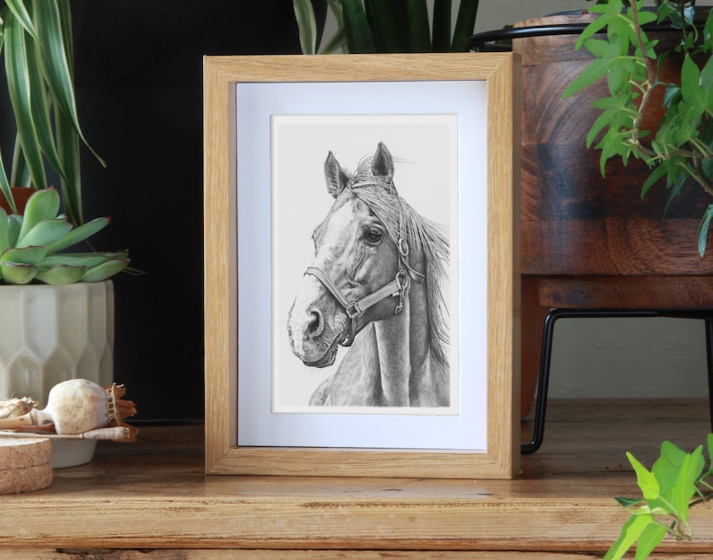 Personalised Horse A5 Sketch Notepad Kraft image 9