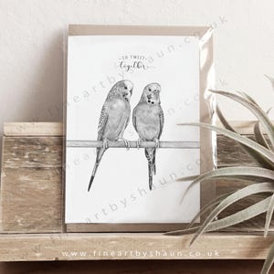 Liefdeswenskaart Budgies verjaardag