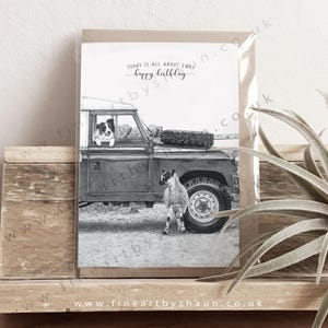 Birthday Land Rover Greeting Card